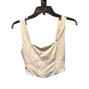 Olivaceous Crop Top in Ivory Small NWT